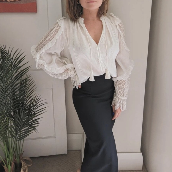 European Black Pencil Skirt - Picture 4 of 10